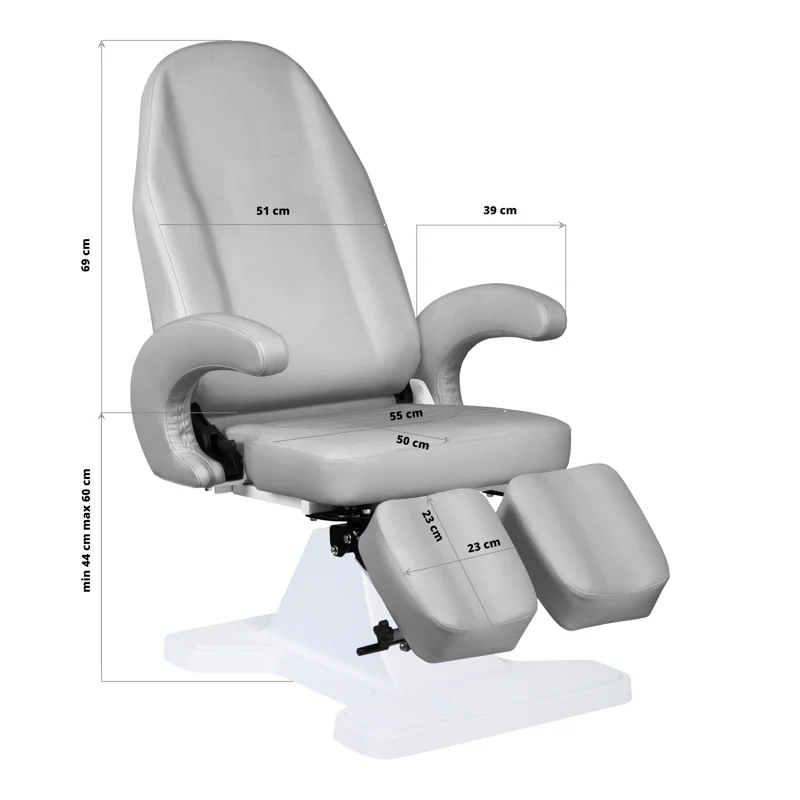 ACTIVESHOP 112 hydraulic podiatry chair, gray - Image 10