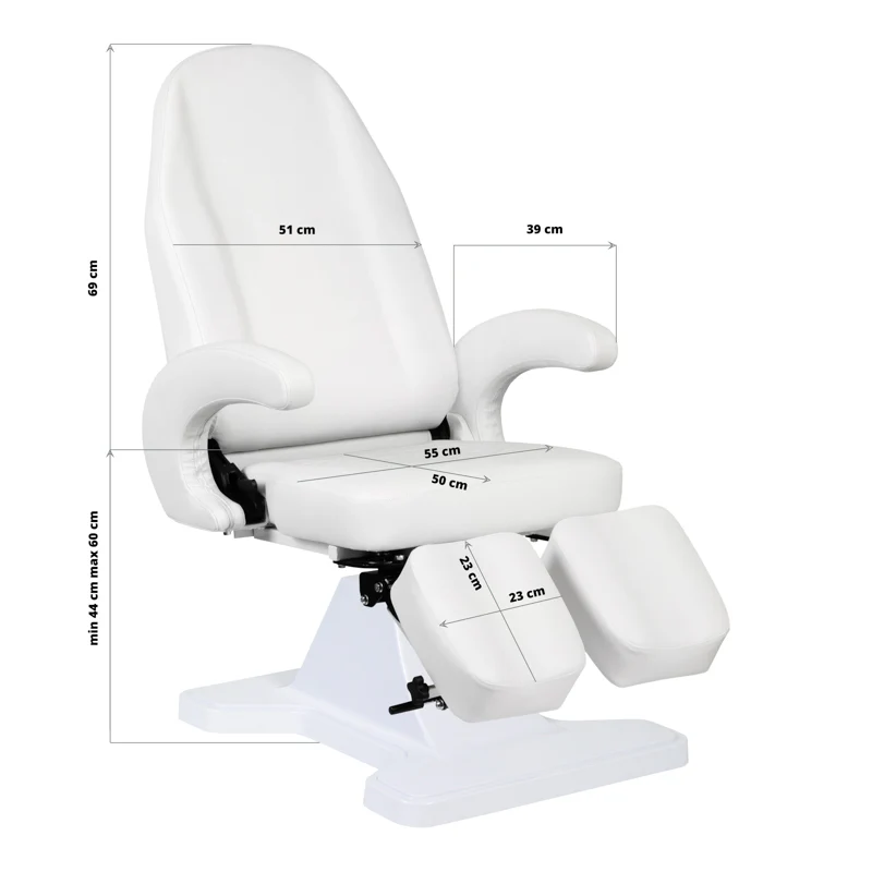 ACTIVESHOP 112 hydraulic podiatry chair white - Image 10