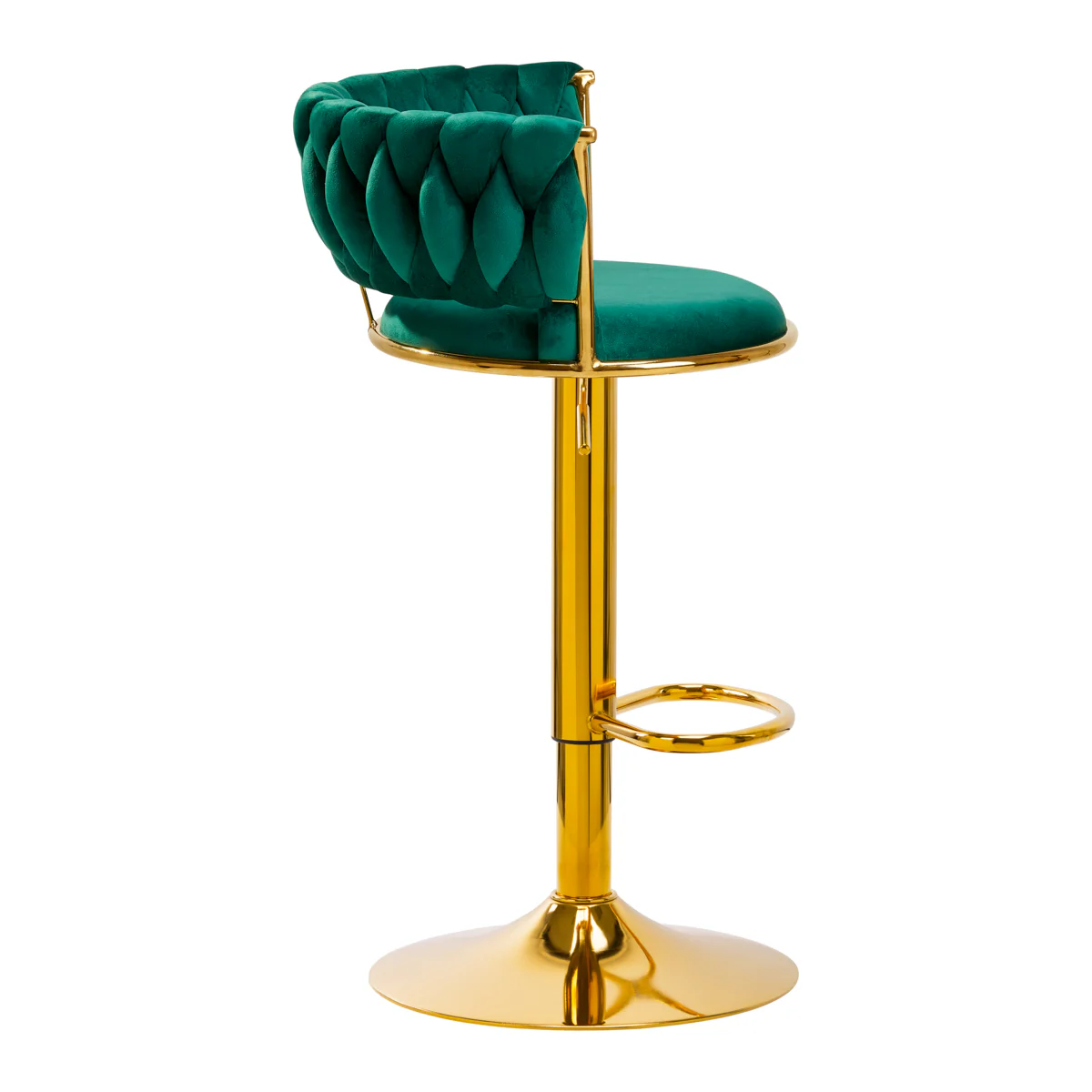4Rico Bar Hocker QS-B313a green velvet - Image 9