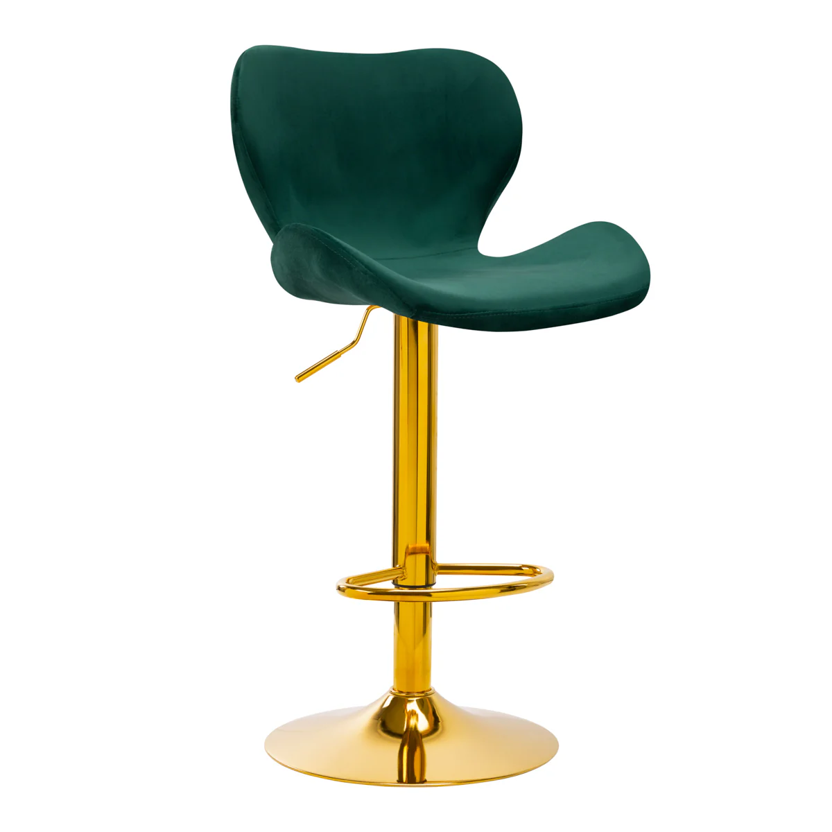 4Rico Bar Stool QS-B15 Velvet Green