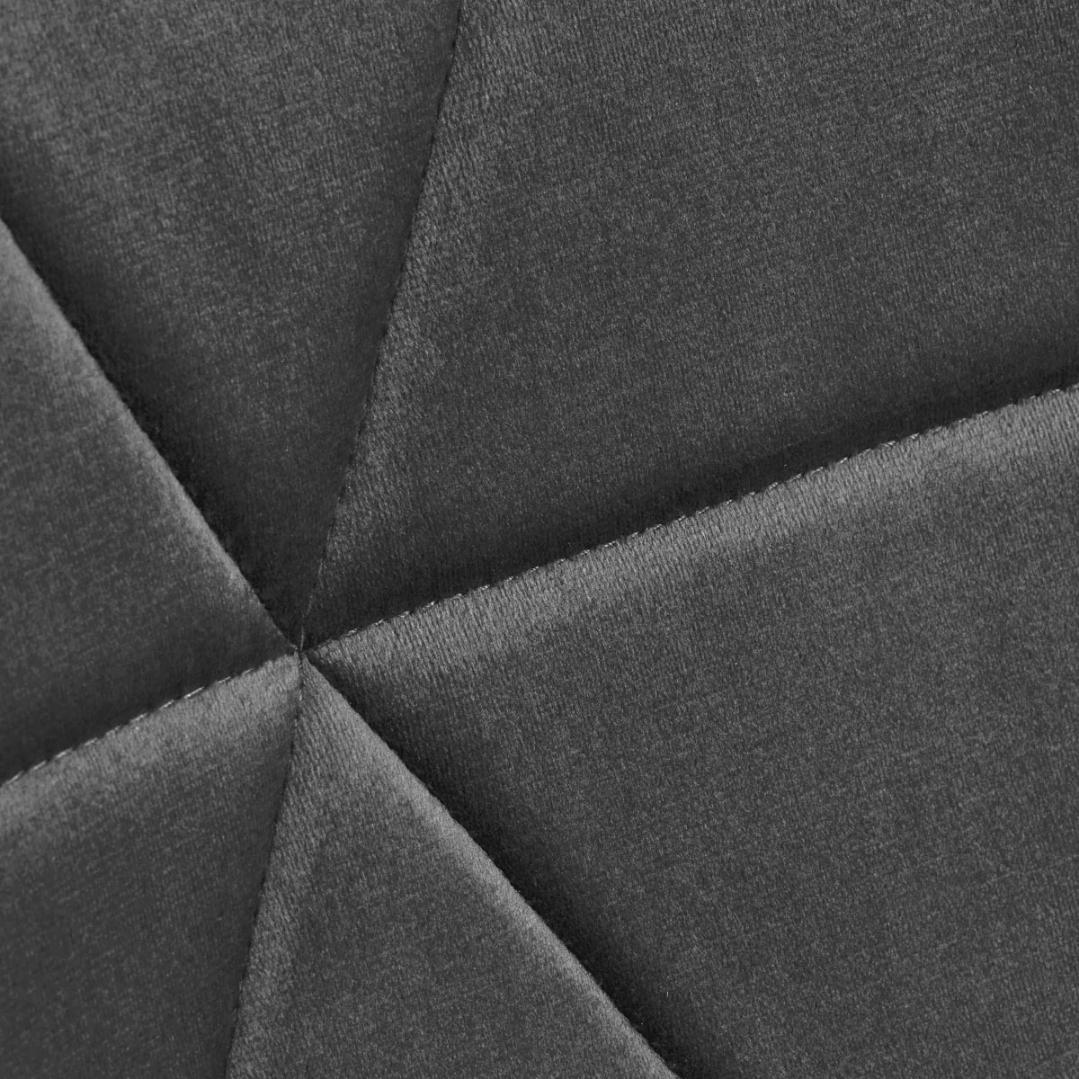 4Rico Cosmetic chair QS-186 gray velvet - Image 5
