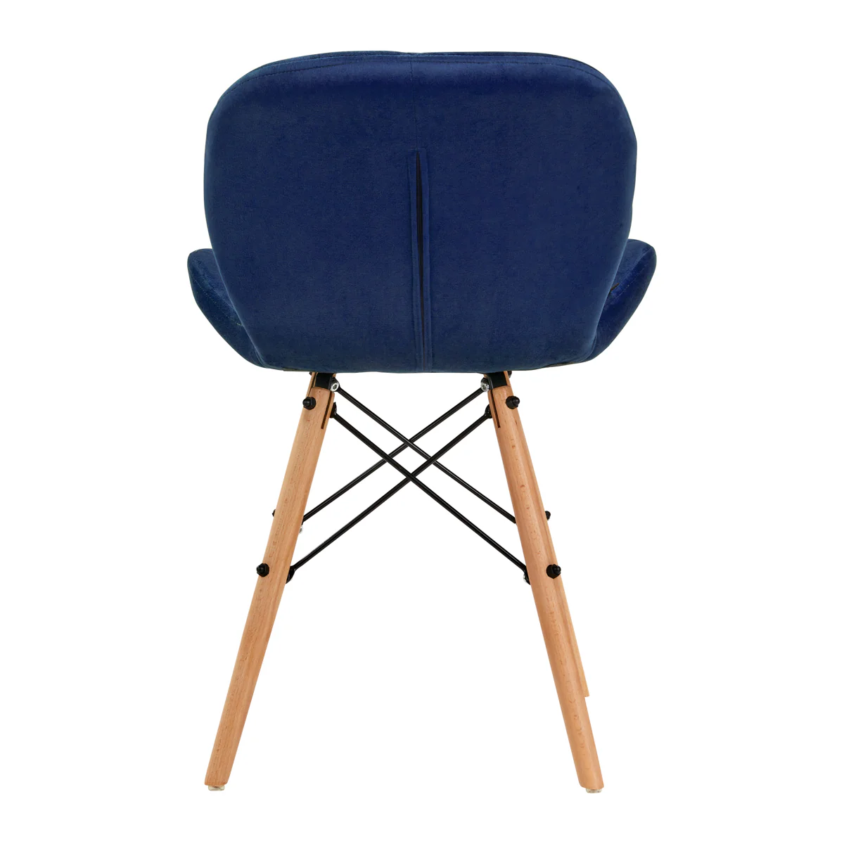 4Rico Cosmetic Chair QS-186 Navy Velvet - Image 7