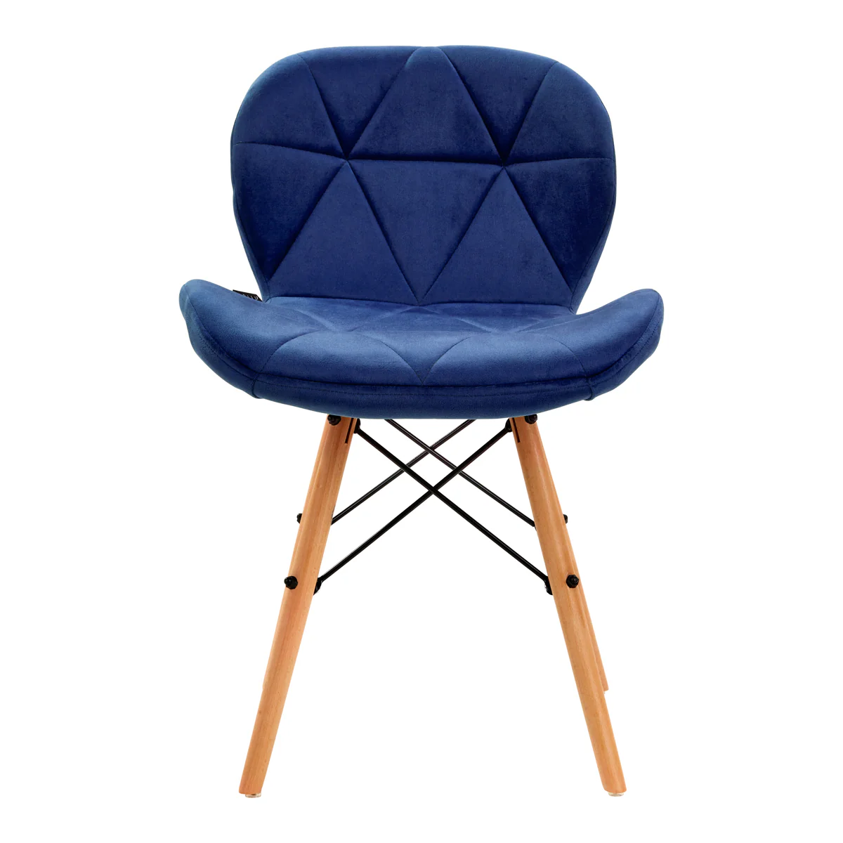 4Rico Cosmetic Chair QS-186 Navy Velvet - Image 8