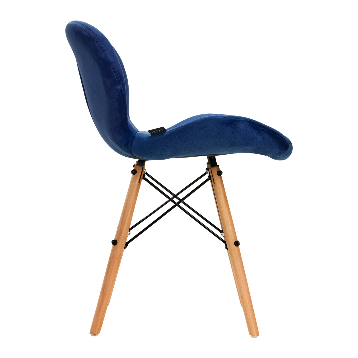 4Rico Cosmetic Chair QS-186 Navy Velvet - Image 9