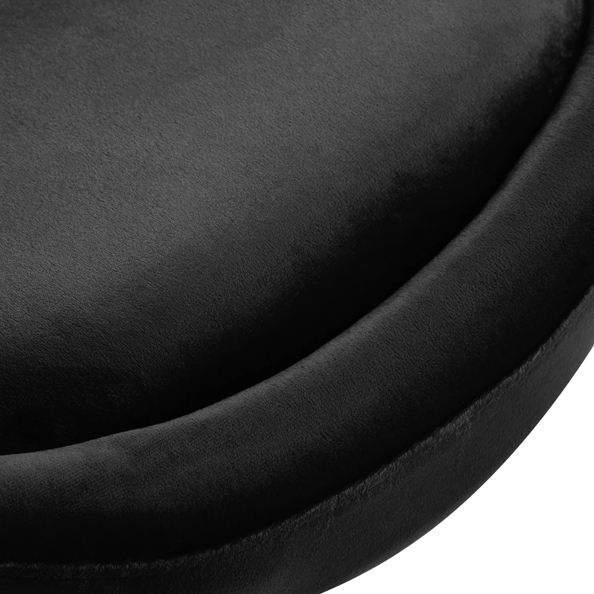 4Rico wivel Chair QS-BL12B Black - Image 8