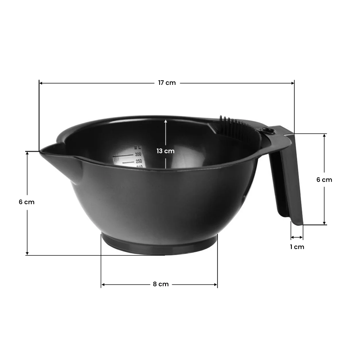 ACTIVESHOP A-013 paint mixing bowl black - Image 2