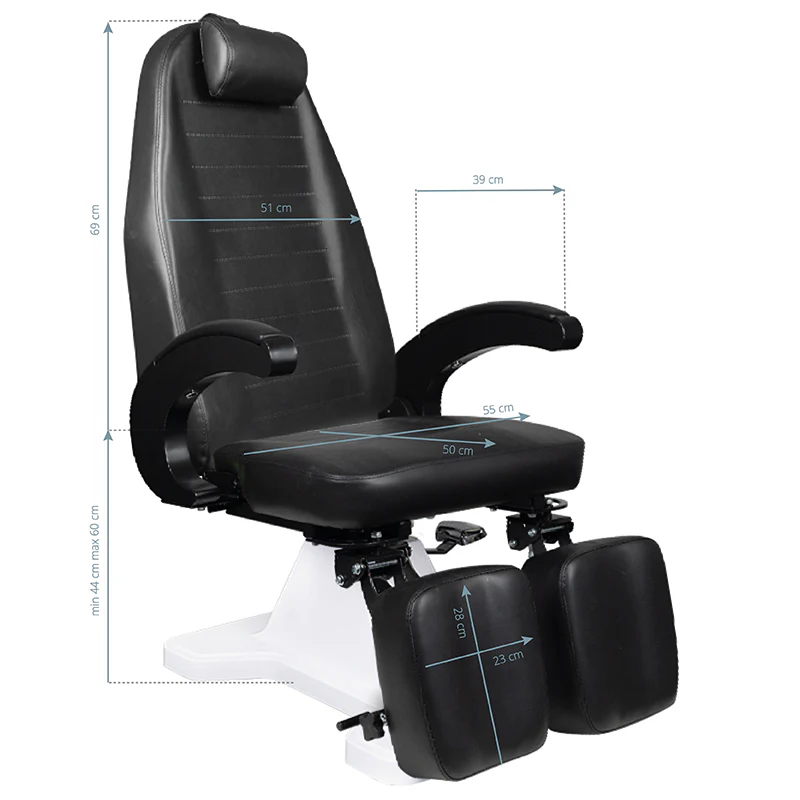 ActiveShop 112 Black Hydraulic Pedicure Chair - Image 3