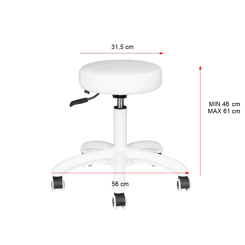 ActiveShop AM-303-2 Cosmetic Stool Black - Image 2