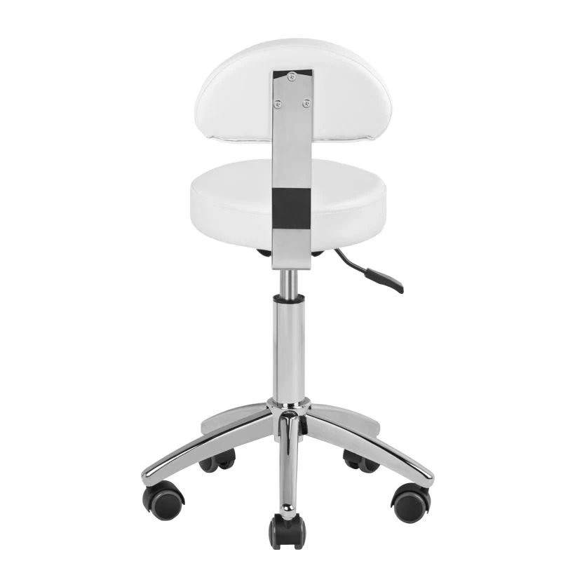 ActiveShop Cosmetic Chair AM-304 White & Silver - Image 4