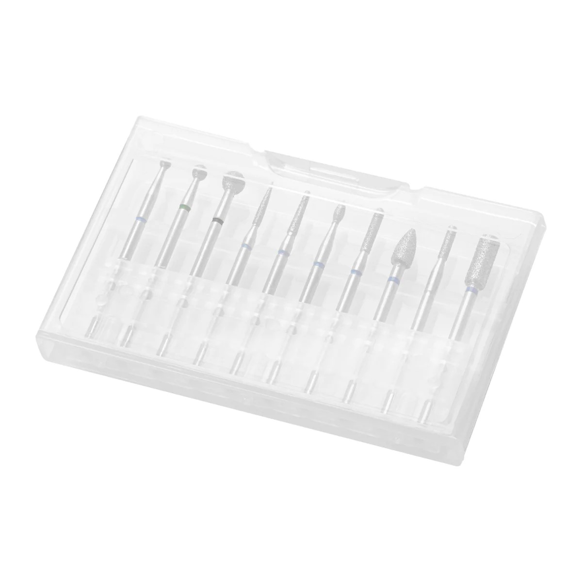 Activeshop Diamond Nail Drill Bits Set 10Pcs - Image 3