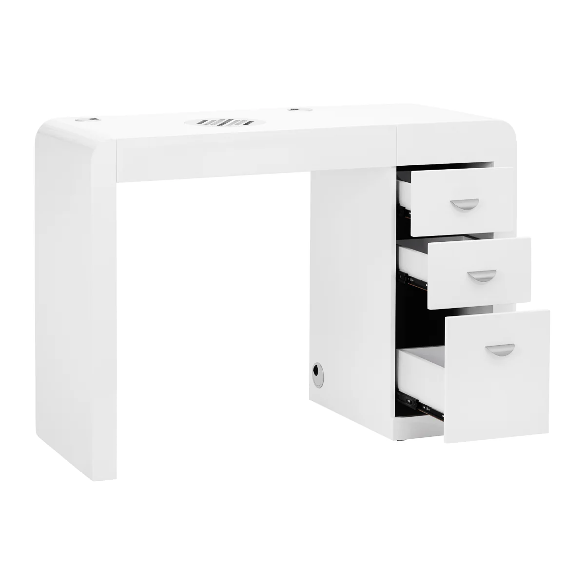 ActiveShop Manicure Desk 312 White Left - Image 2