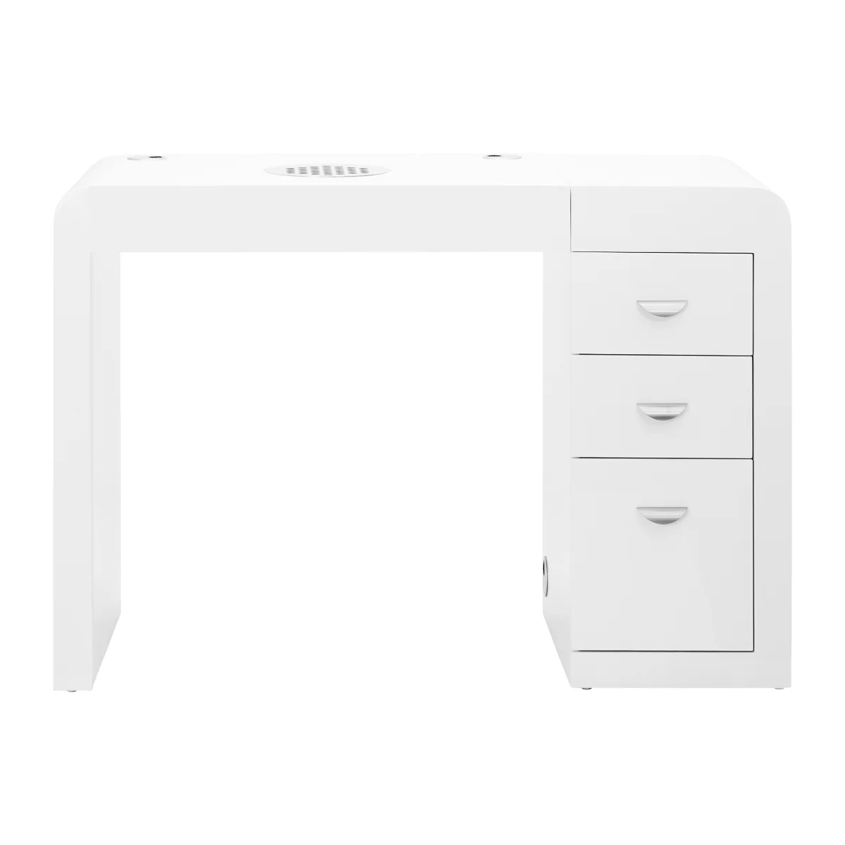 ActiveShop Manicure Desk 312 White Left - Image 3