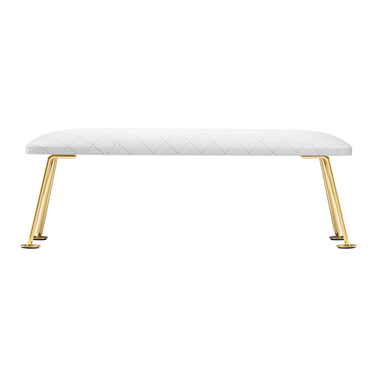 ActiveShop Manicure Stand 6M Golden White Quilted - Image 5