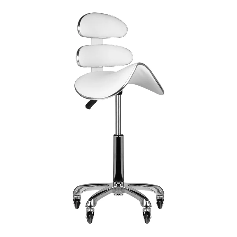 ActiveShop Roll Speed AM-880 High Cosmetic Stool White - Image 5