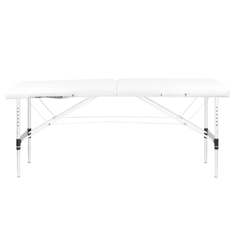 ActivFizjo Aluminum Folding Massage Table Comfort 2 Segments White & Silver - Image 5