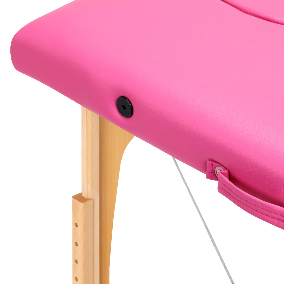 ActivFizjo Wooden Folding Massage Table Comfort Lux 2-Sections Pink - Image 11