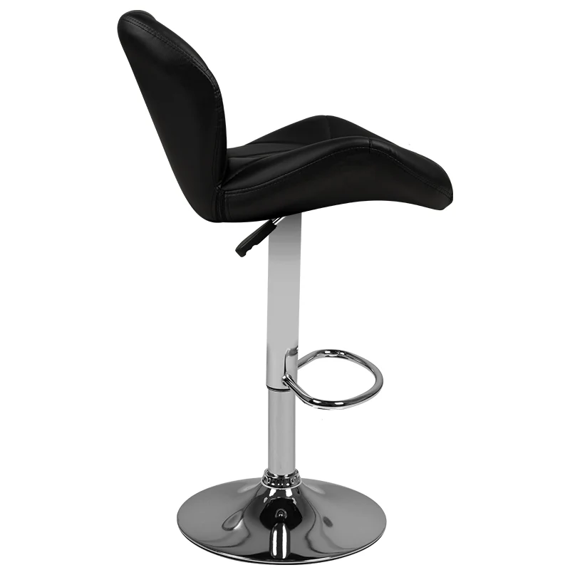 ACTIVESHOP Bar stool m01 quilted adjustable black - Image 5