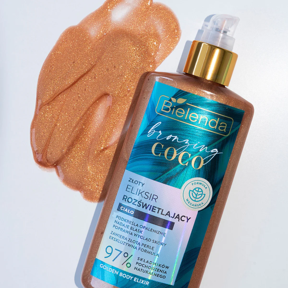 Bielenda Bronzing Coco Gold Illuminating Body Elixir - Image 2
