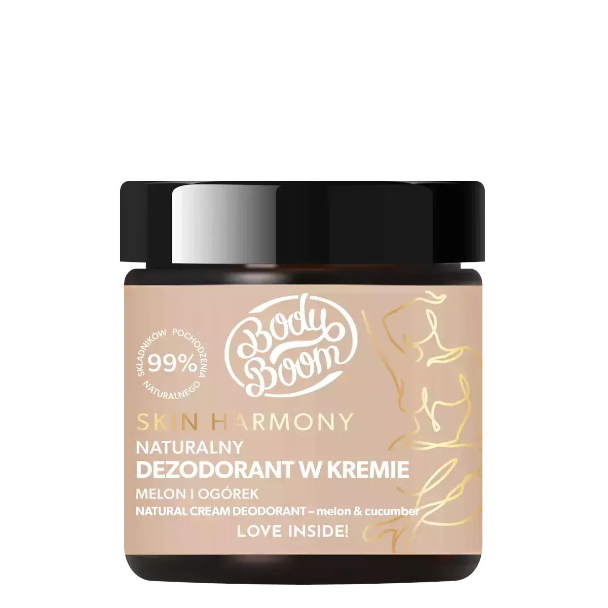 Body Boom Skin Harmony Natural Creamy Deodorant Melon & Cucumber