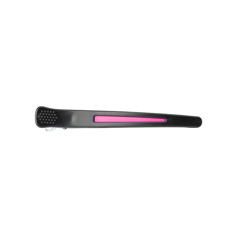 ACTIVESHOP Clamps hairdressing clips for hair e-13 6 pcs 11.5 cm mix neon - Image 2