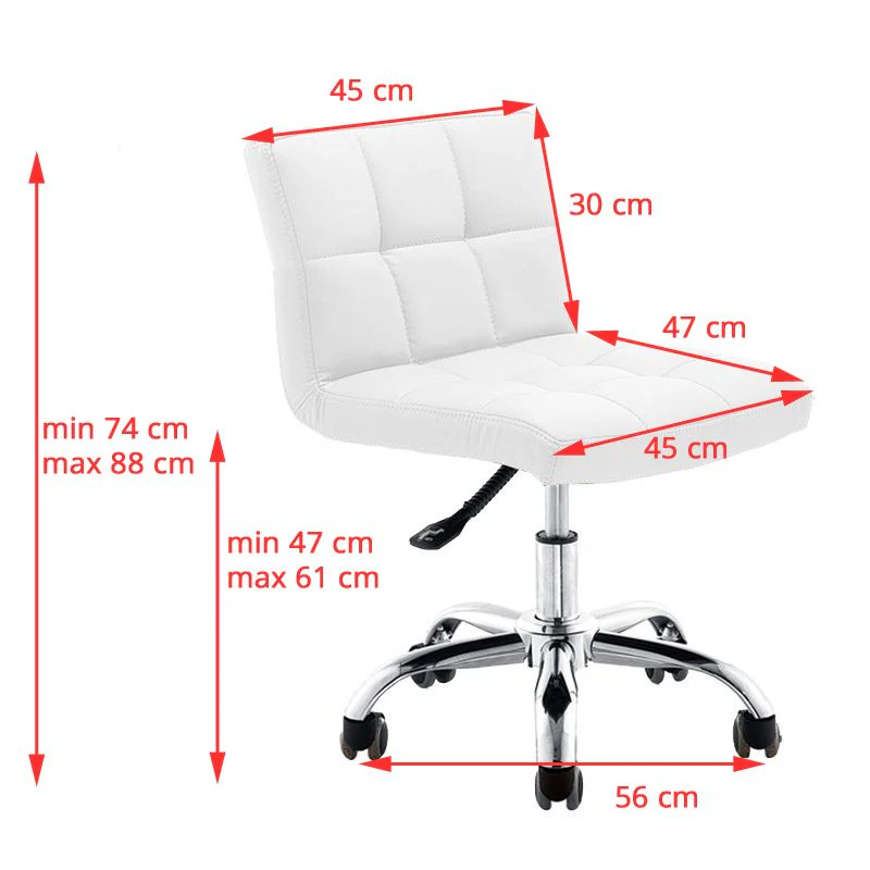ACTIVESHOP Cosmetic chair a-5299 white - Image 5
