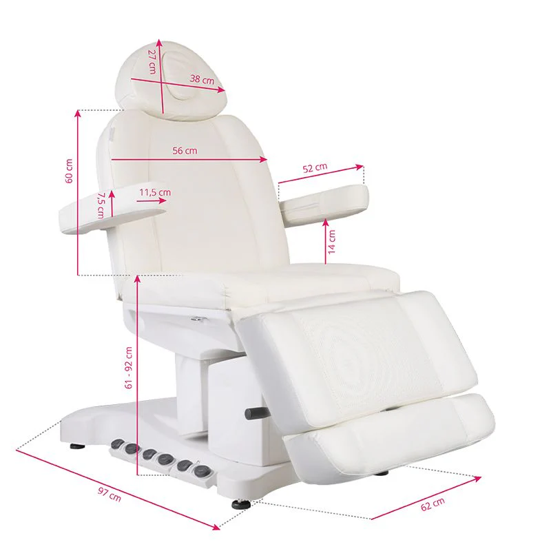 COSMETIC ELECTRIC CHAIR. AZZURRO 708B EXCLUSIVE 4 MOTOR HEATED - Image 2