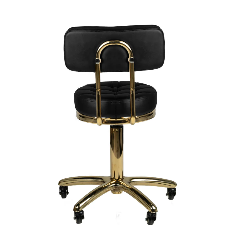 ActiveShop Cosmetic Stool Gold AM-961 Black - Image 2