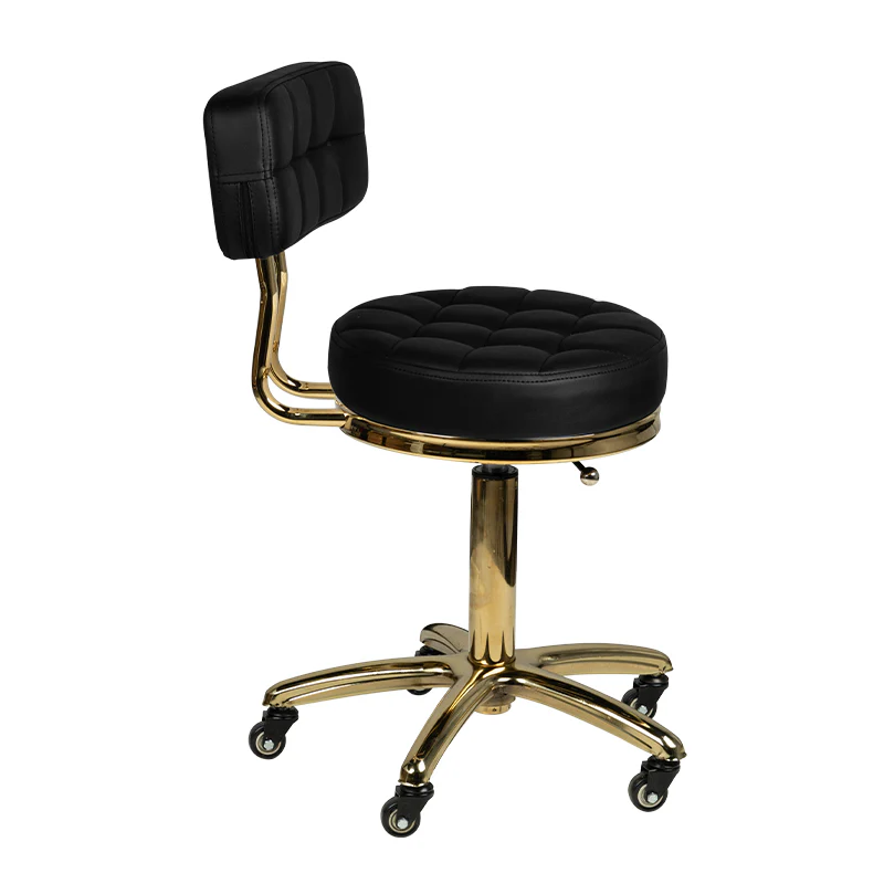 ActiveShop Cosmetic Stool Gold AM-961 Black - Image 3