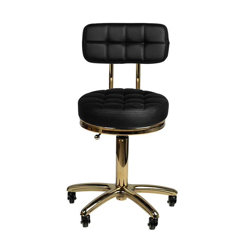 ActiveShop Cosmetic Stool Gold AM-961 Black - Image 4