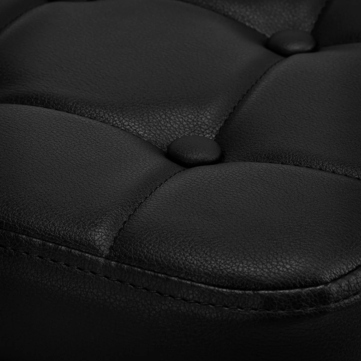 Activeshop Cosmetic Stool M-1645 Black Gold - Image 3