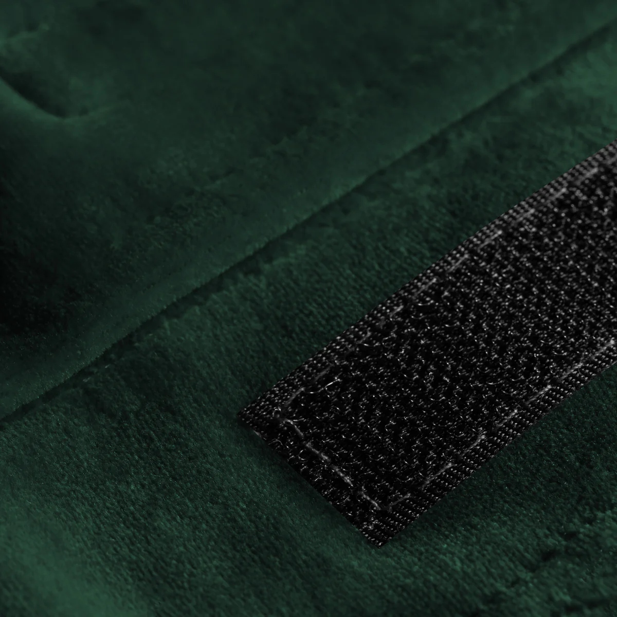Cosmetic Treatments Headband Premium Velour Fabric Bottle Green - Image 2
