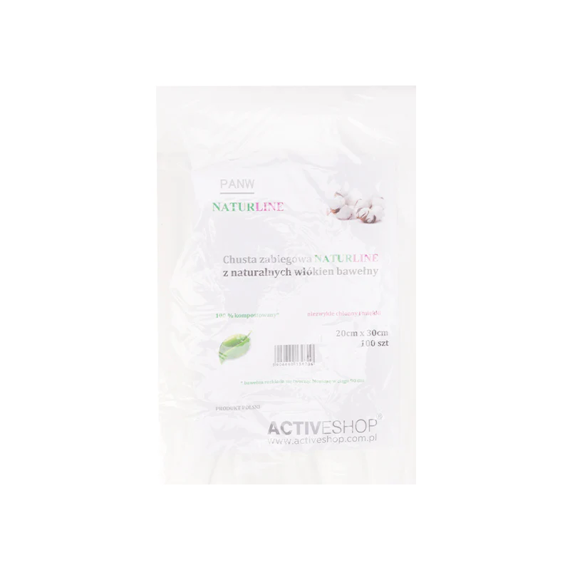 ACTIVESHOP COTTON SCARF, NATURLINE 20x30 CM 100pcs - Image 2