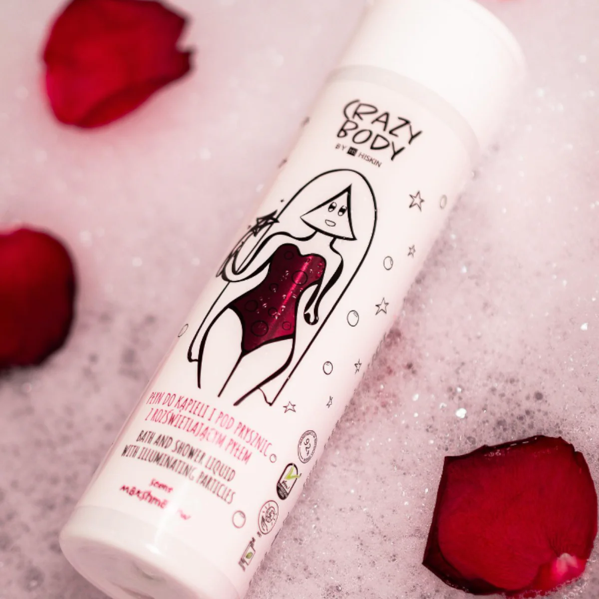 Crazy Body Illuminating Bath & Shower Liquid Marshmallow - Image 2
