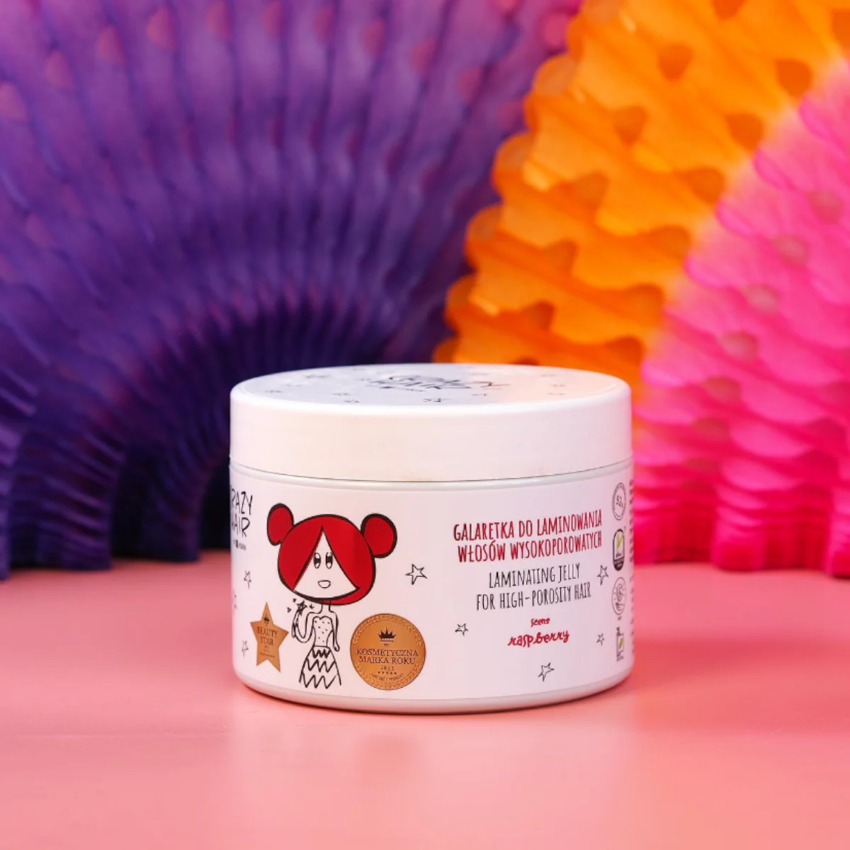 Crazy Hair Lamination Jelly Raspberry High Porosity Hair - Image 3