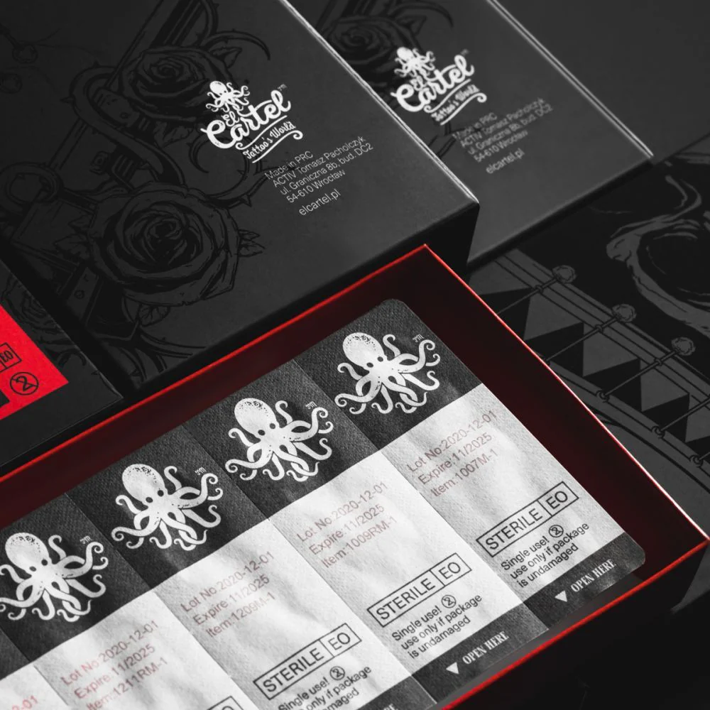 EL CARTEL Tattoo Cartridges 0.30mm 5rs shader 10pcs. - Image 2