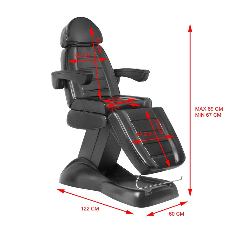 ActiveShop Electric Cosmetic Chair Lux Black - Image 2