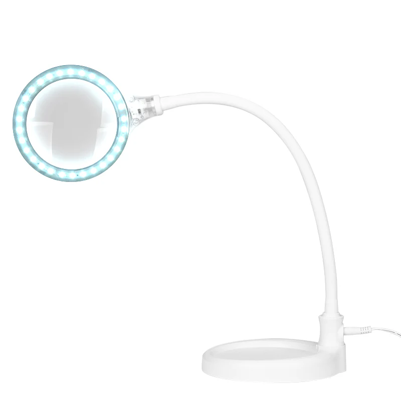 Elegante 2014-2r 30 led magnifier lamp smd 5d with a stand and a clip on the desk - Image 4