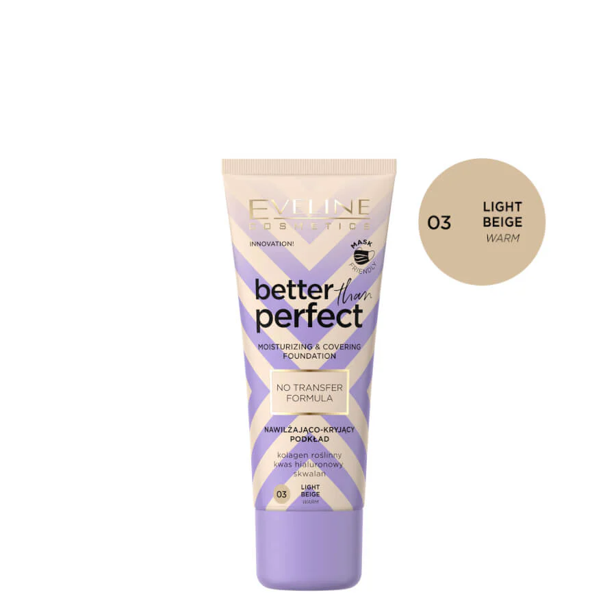 Eveline Better Than Perfect Moisturizing & Covering Foundation - Image 9