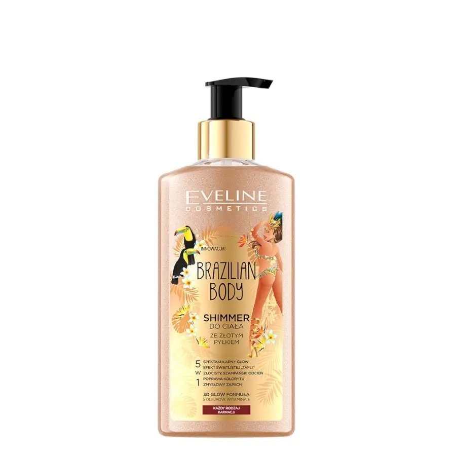 Eveline Brazilian Body Body Shimmer with Golden Dust