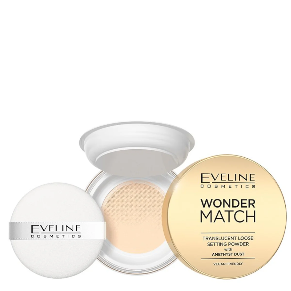 Eveline Wonder Match Translucent Loose Powder with Amethyst Dust - Image 3