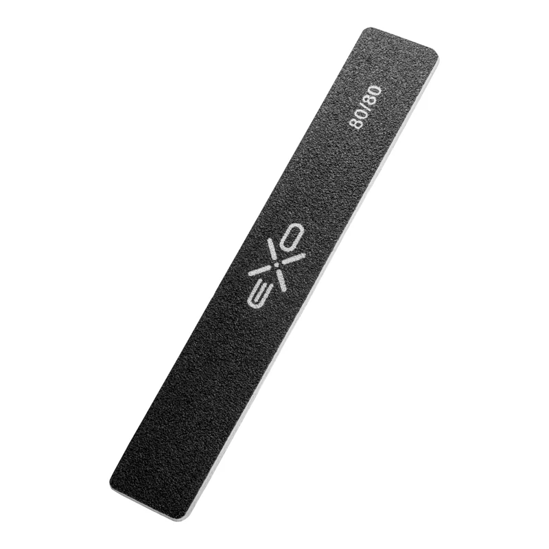 Exo Wide Straight Nail File 80/80 Grit - 10 Pcs Professional Pack - Image 2