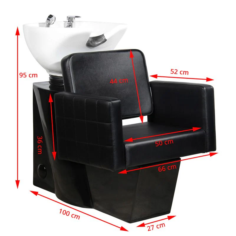 Gabbiano Ankara Salon Backwash Unit Black - Image 2