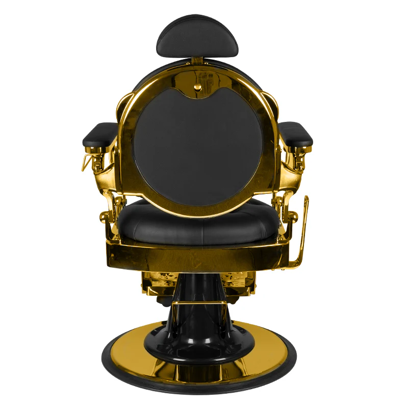 Gabbiano barber chair giulio gold black - Image 5