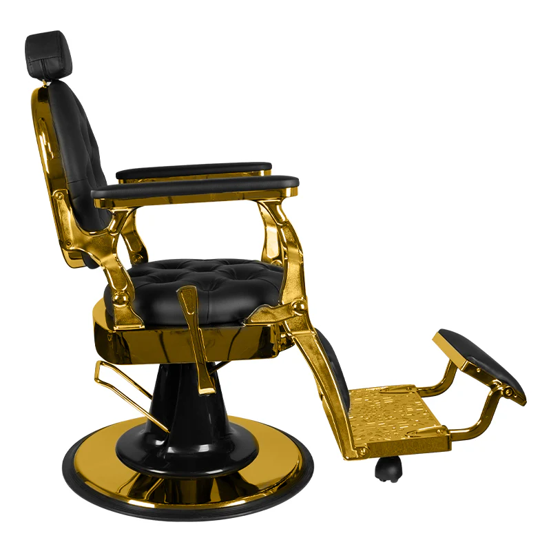 Gabbiano barber chair giulio gold black - Image 6