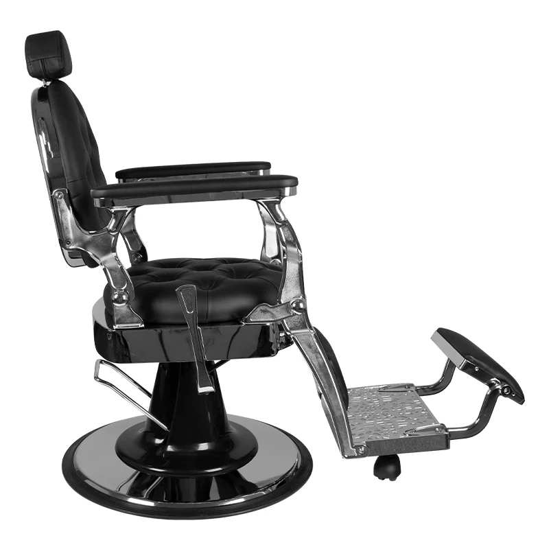 Gabbiano Barber Chair Giulio silver black - Image 6