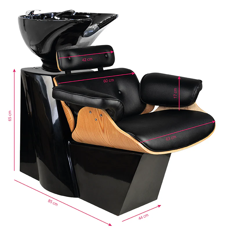 Gabbiano Barber Hair Wash Unit Florence Black - Image 2