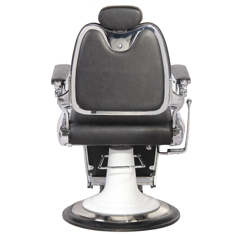 Gabbiano black moto style barber chair - Image 3