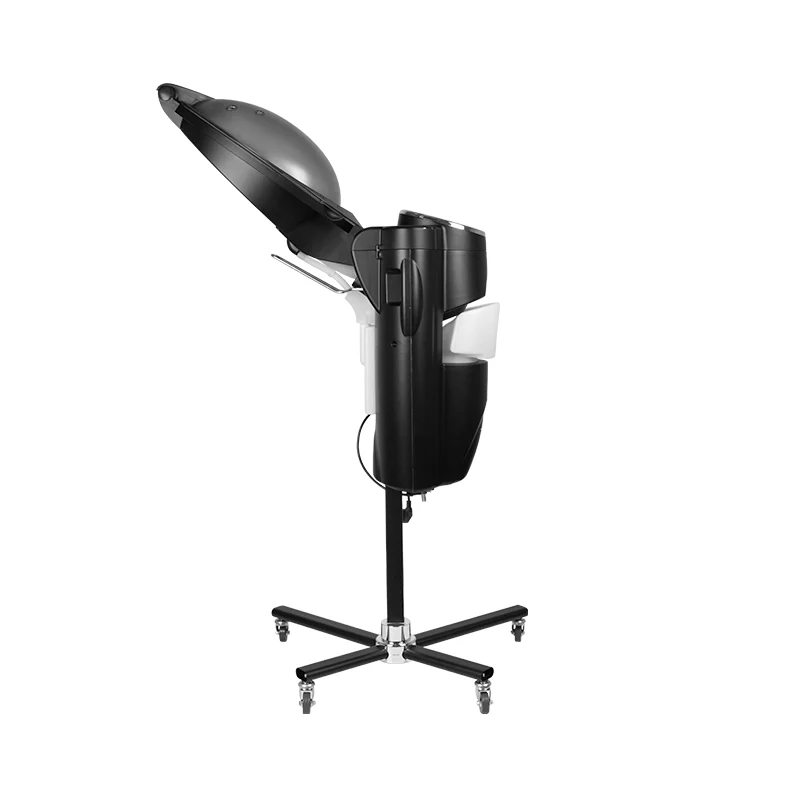 Gabbiano Black Standing Hairdressing Sauna with Active Ozone - Image 3