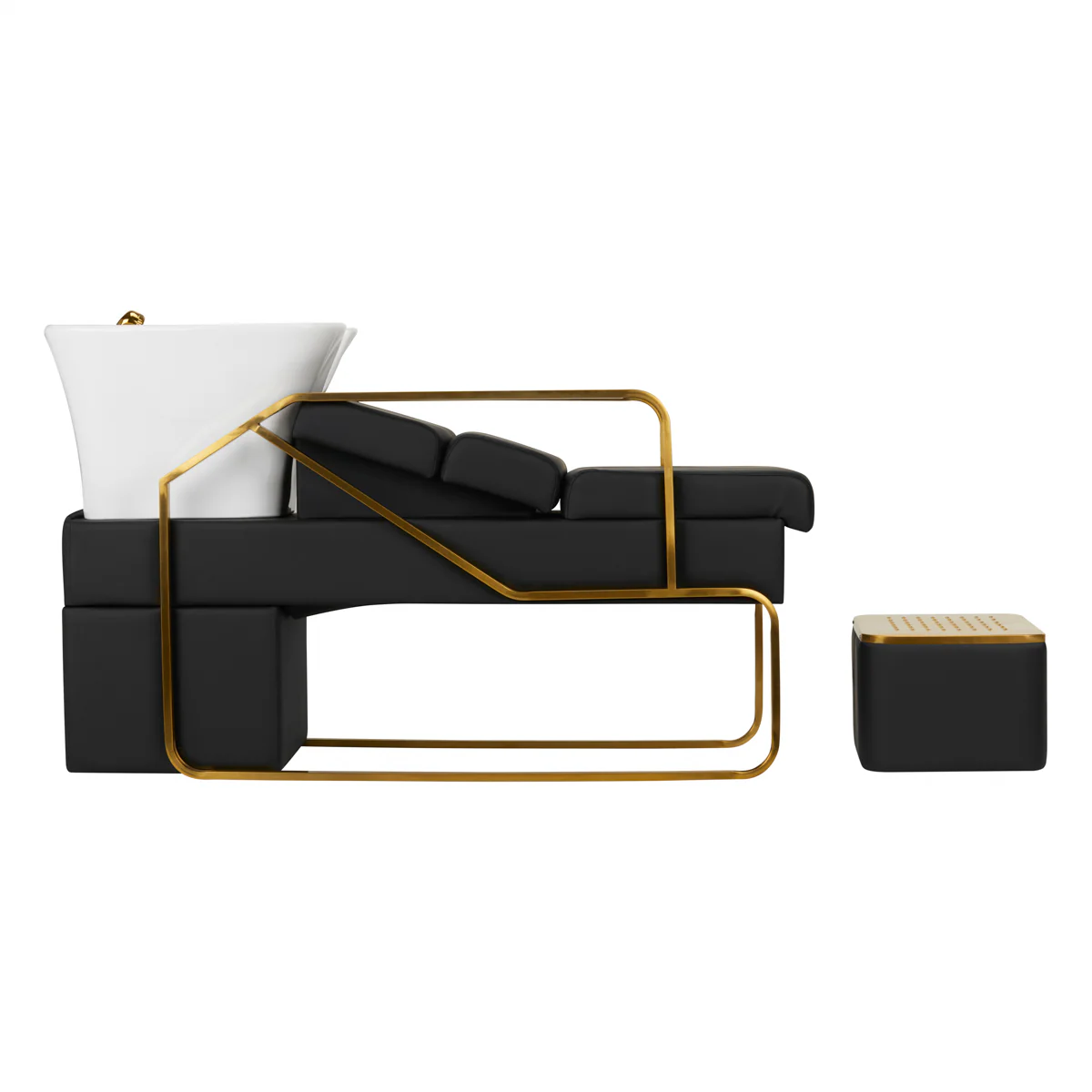 Gabbiano Hair Wash Unit Emma Black Gold - Image 3