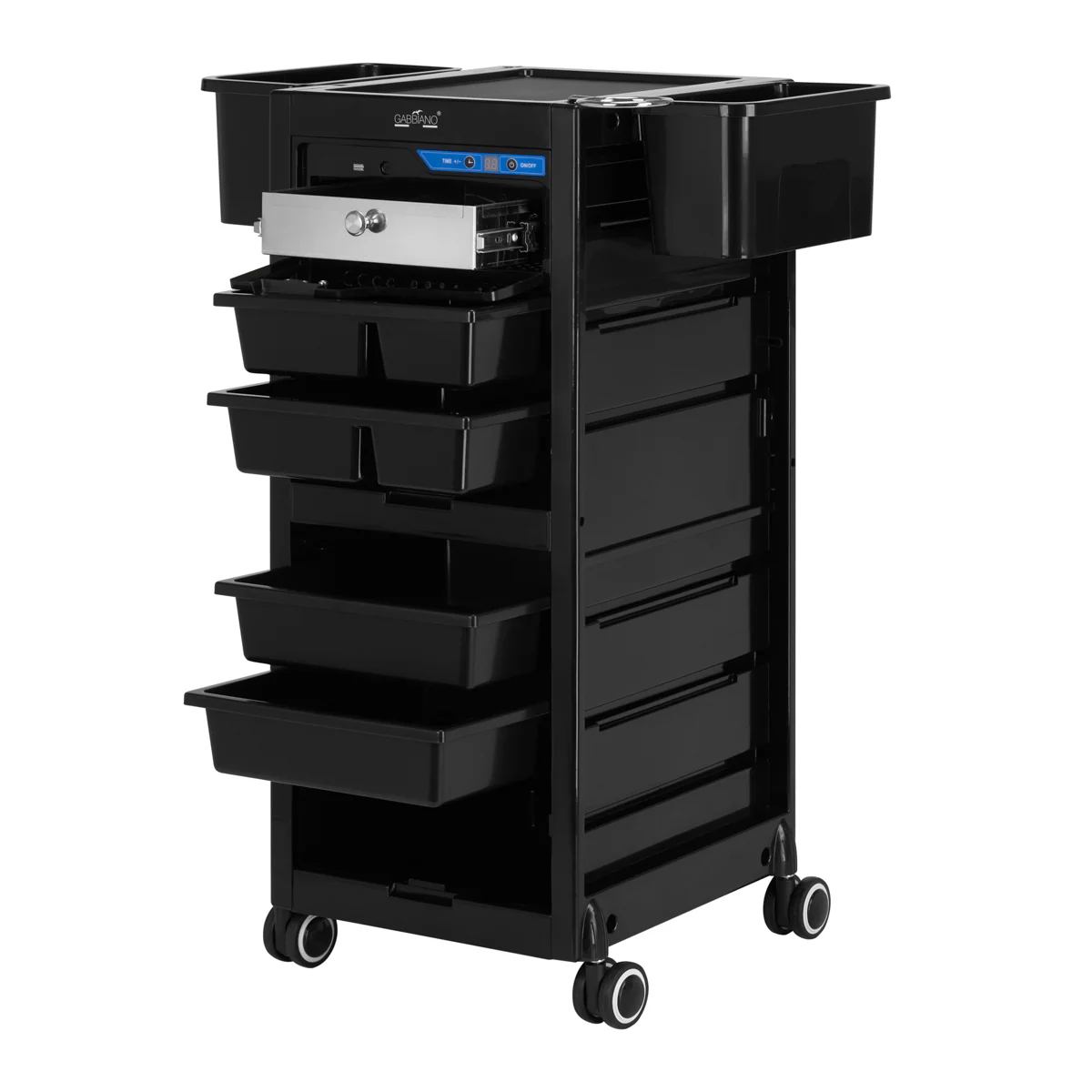 Gabbiano Hairdresser's Helper with UV Sterilizer 68UV Black - Image 2